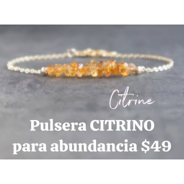 Pulsera Citrino Abundancia total