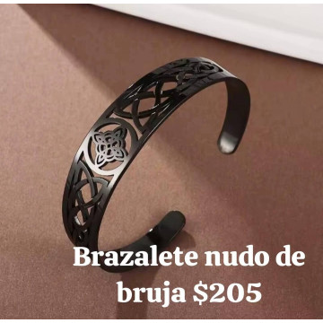 Brazalete nudo de bruja Color negro