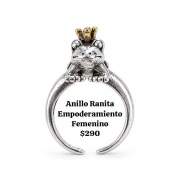 Ranita Anillo Empoderamiento Femenino