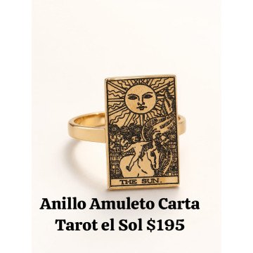 Anillo Amuleto Carta del Sol