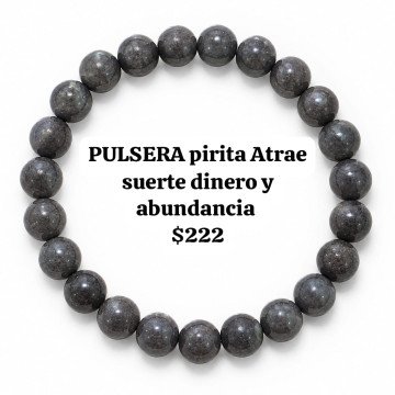 Pirita pulsera atraer abundancia