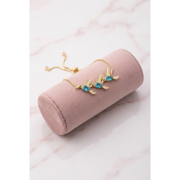 Pulsera para atraer amor y dinero color azul