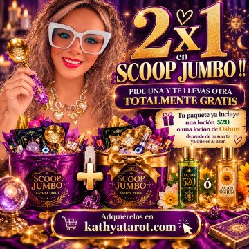 2x1 SCOOP JUMBO incluye una locion viral y video en tiktok